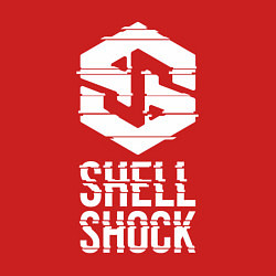 Свитшот хлопковый мужской SHLSHK Glitched Logo Collection, цвет: красный — фото 2