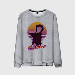 Свитшот хлопковый мужской Ретровэйв Фэй, цвет: меланж