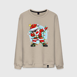 Мужской свитшот DAB SANTA CLAUS В ГЕРЛЯНДЕ
