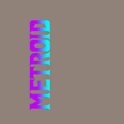 Свитшот хлопковый мужской Neon Logo Metroid Dread, цвет: утренний латте — фото 2