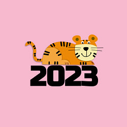 Свитшот хлопковый мужской Тигричек, цвет: светло-розовый — фото 2