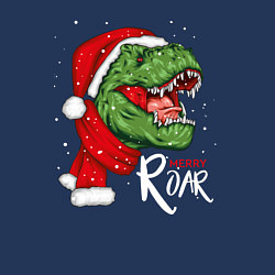 Свитшот хлопковый мужской T-rex Merry Roar, цвет: тёмно-синий — фото 2