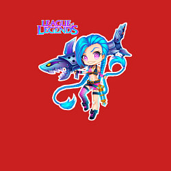 Свитшот хлопковый мужской JINX ARCANE ЛИГА ЛЕГЕНД, цвет: красный — фото 2