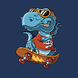 Свитшот хлопковый мужской The dinosaur Skater, цвет: тёмно-синий — фото 2