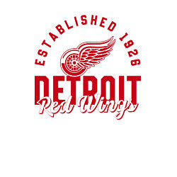 Свитшот хлопковый мужской Detroit Red Wings Детройт Ред Вингз, цвет: белый — фото 2