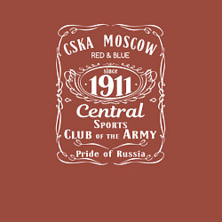 Свитшот хлопковый мужской CSKA MOSCOW since 1911, цвет: кирпичный — фото 2