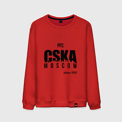 Свитшот хлопковый мужской CSKA since 1911, цвет: красный