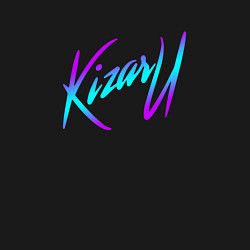 Свитшот хлопковый мужской КИЗАРУ НЕОН ЛОГО KIZARU NEON LOGO, цвет: черный — фото 2