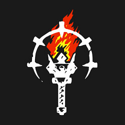 Свитшот хлопковый мужской DARKEST DUNGEON LOGO, цвет: черный — фото 2