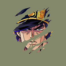 Свитшот хлопковый мужской JOJOS BIZARRE ADVENTURE, ГЛАВНЫЙ ГЕРОЙ, цвет: авокадо — фото 2
