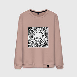 Мужской свитшот QR Skull