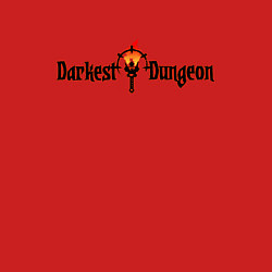 Свитшот хлопковый мужской LOGO DARK DARKEST DUNGEON FIRE, цвет: красный — фото 2