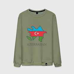 Мужской свитшот Map Azerbaijan