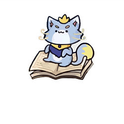 Свитшот хлопковый мужской The Magical Cat Yuumi, цвет: белый — фото 2