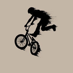 Свитшот хлопковый мужской ВЕЛОСПОРТ BMX Racing ВЕЛОСИПЕДИСТ, цвет: миндальный — фото 2