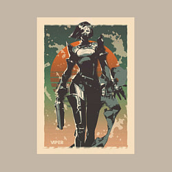 Свитшот хлопковый мужской Viper Valorant Art, цвет: миндальный — фото 2