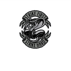 Свитшот хлопковый мужской Cobra Kai Logo, цвет: белый — фото 2