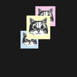 Свитшот хлопковый мужской Fluffy Bum, цвет: черный — фото 2