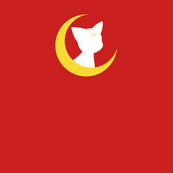 Свитшот хлопковый мужской Артемис для Луны, цвет: красный — фото 2