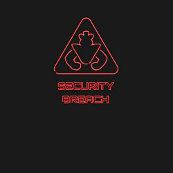 Свитшот хлопковый мужской FNAF Security Breach logo, цвет: черный — фото 2