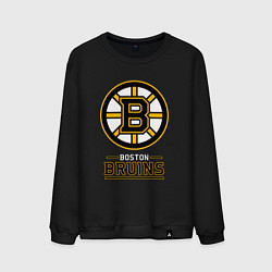 Свитшот хлопковый мужской Boston Bruins , Бостон Брюинз, цвет: черный