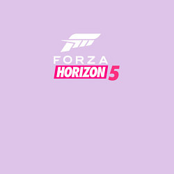 Свитшот хлопковый мужской Forza Horizon 5 Logo white, цвет: лаванда — фото 2