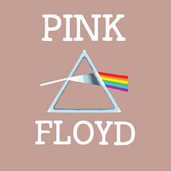 Свитшот хлопковый мужской PINK FLOYD - ПИНК ФЛОЙД ЛОГОТИП, цвет: пыльно-розовый — фото 2