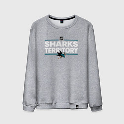 Мужской свитшот SHARKS TERRITORY САН-ХОСЕ ШАРКС