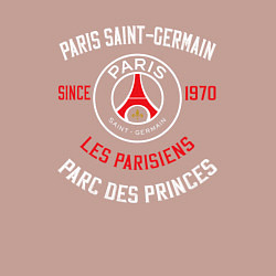 Свитшот хлопковый мужской PARIS SAINT - GERMAIN ПСЖ ФУТБОЛ, цвет: пыльно-розовый — фото 2