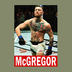 Свитшот хлопковый мужской Конор МакГрегор McGregor, цвет: авокадо — фото 2