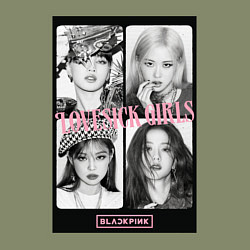 Свитшот хлопковый мужской Blackpink K-pop, цвет: авокадо — фото 2