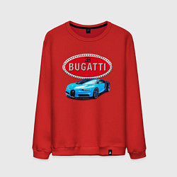 Свитшот хлопковый мужской Bugatti - motorsport, цвет: красный