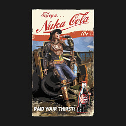 Свитшот хлопковый мужской Nuka Cola - raid your first!, цвет: черный — фото 2