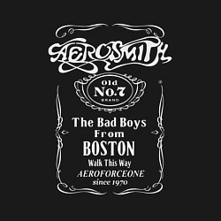 Свитшот хлопковый мужской Aerosmith Аэросмит, цвет: черный — фото 2