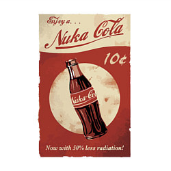 Свитшот хлопковый мужской Fallout Nuka Cola Poster Pop art, цвет: белый — фото 2