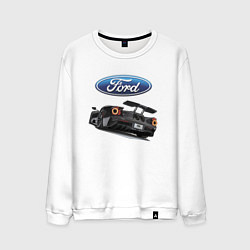 Свитшот хлопковый мужской Ford Performance Motorsport, цвет: белый