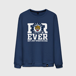 Свитшот хлопковый мужской Florida Panthers Флорида Пантерз FOREVER NOT JUST, цвет: тёмно-синий