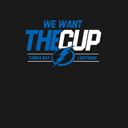 Свитшот хлопковый мужской Tampa Bay Lightning We want the cup Тампа Бэй Лайт, цвет: черный — фото 2