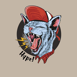 Свитшот хлопковый мужской Cool cat Hype!, цвет: миндальный — фото 2