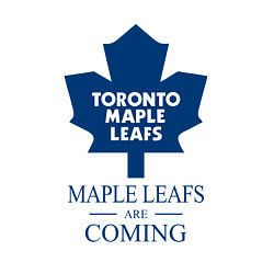 Свитшот хлопковый мужской Toronto Maple Leafs are coming Торонто Мейпл Лифс, цвет: белый — фото 2