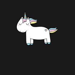 Свитшот хлопковый мужской Unicorn Attack, цвет: черный — фото 2