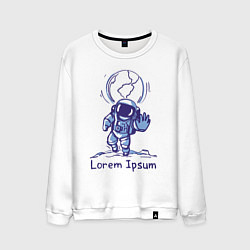 Мужской свитшот Lorem Ipsum Space