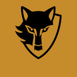 Свитшот хлопковый мужской Wolf Emblem, цвет: горчичный — фото 2