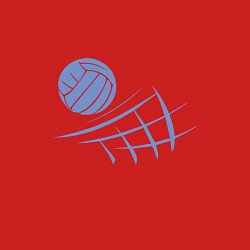 Свитшот хлопковый мужской Volleyball Block, цвет: красный — фото 2
