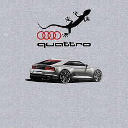 Свитшот хлопковый мужской Audi quattro Lizard, цвет: меланж — фото 2
