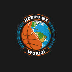 Свитшот хлопковый мужской Basketball World, цвет: черный — фото 2