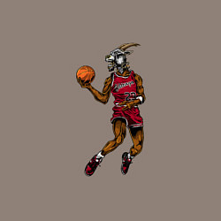 Свитшот хлопковый мужской GOAT Jordan, цвет: утренний латте — фото 2