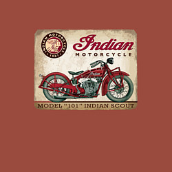 Свитшот хлопковый мужской Indian motorcycle 1901, цвет: кирпичный — фото 2