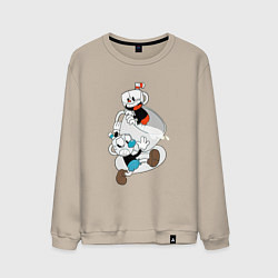 Мужской свитшот Чашки Cuphead