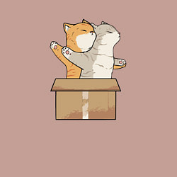 Свитшот хлопковый мужской Catanic, цвет: пыльно-розовый — фото 2